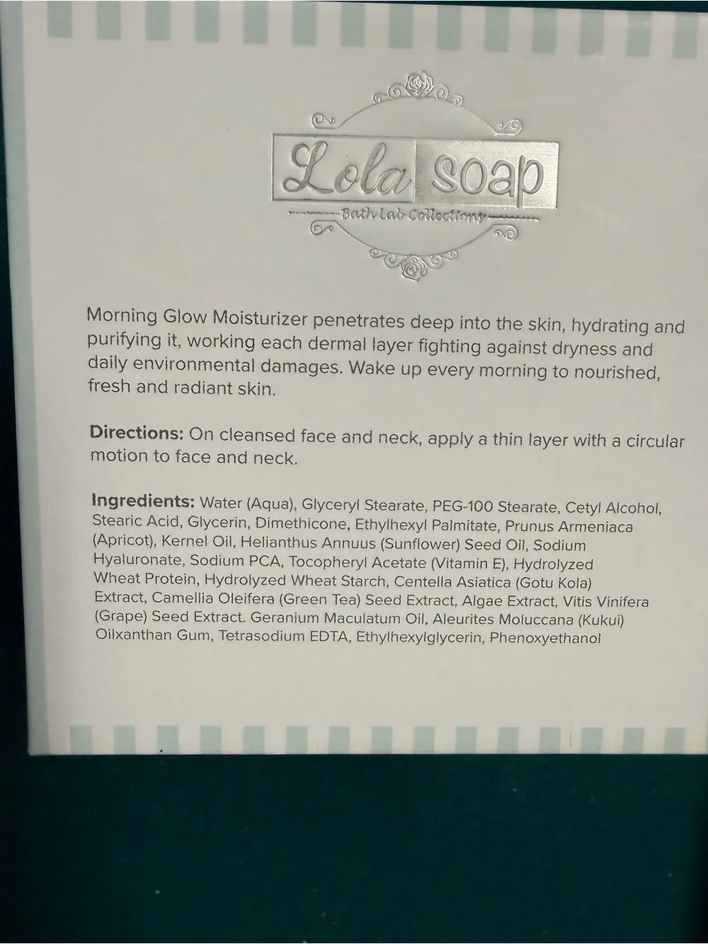 Morning Glow Moisturizer - Light Mint